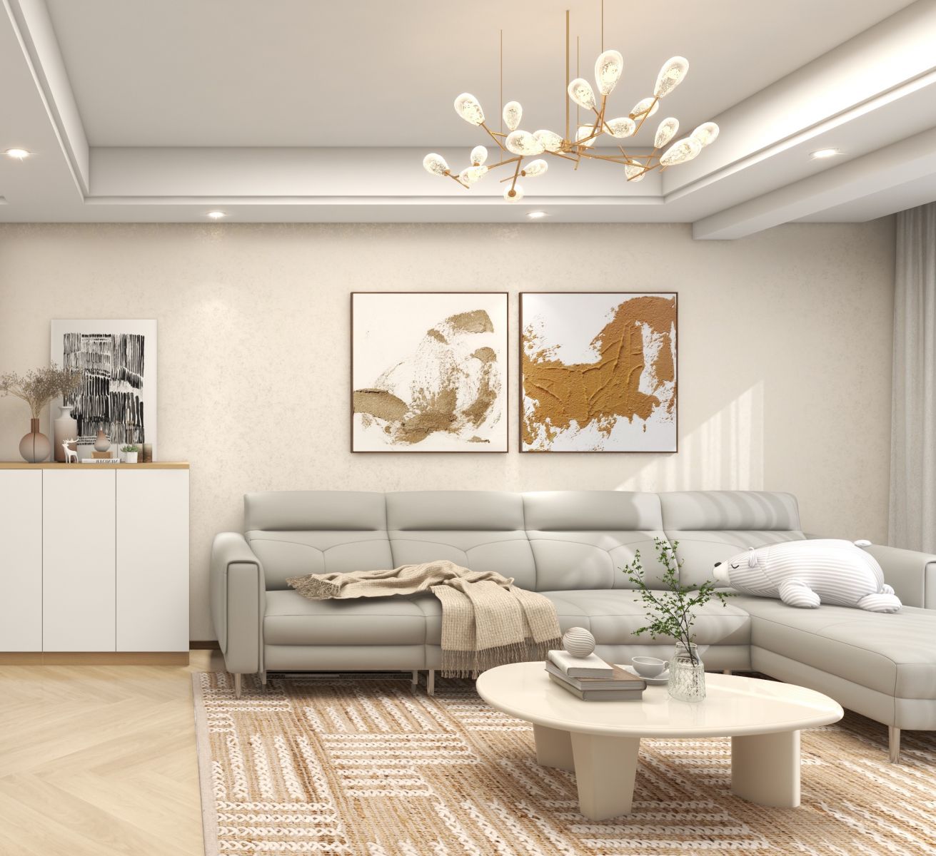 Sử dụng tranh ảnh và phụ kiện decor