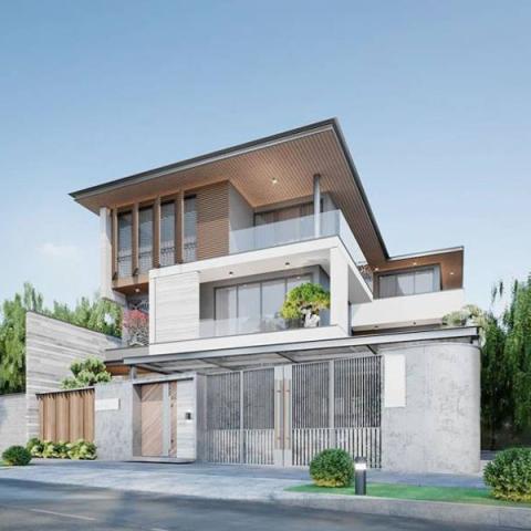 Thiết Kế Nhà Phố Hiện Đại 3 Tầng Với Gara Rộng Rãi Và Tiện Nghi