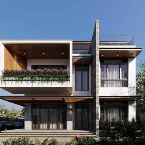 Thiết kế biệt thự mộc mạc cùng với sự thoải mái, tiện nghi